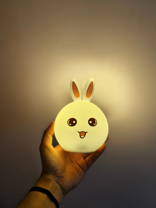 Silicone Bunny Touch Lamp – Color Changing | USB Type-C Rechargeable