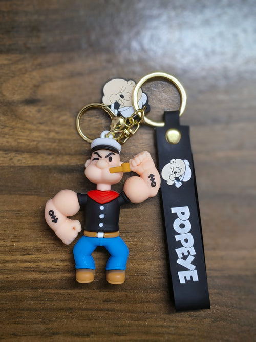 Popeye The Sailor Man Character Keychain