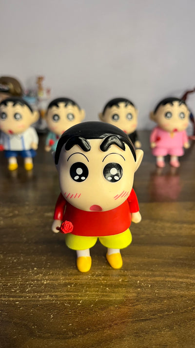 Shinchan Character Action Figure – 15cm, Style: Original Dress