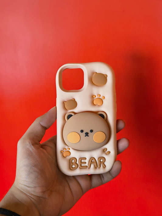 Cozy Bear 3D Silicone Case