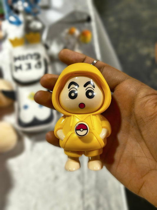 Shinchan Face Changing Keychain with 3 Expressions