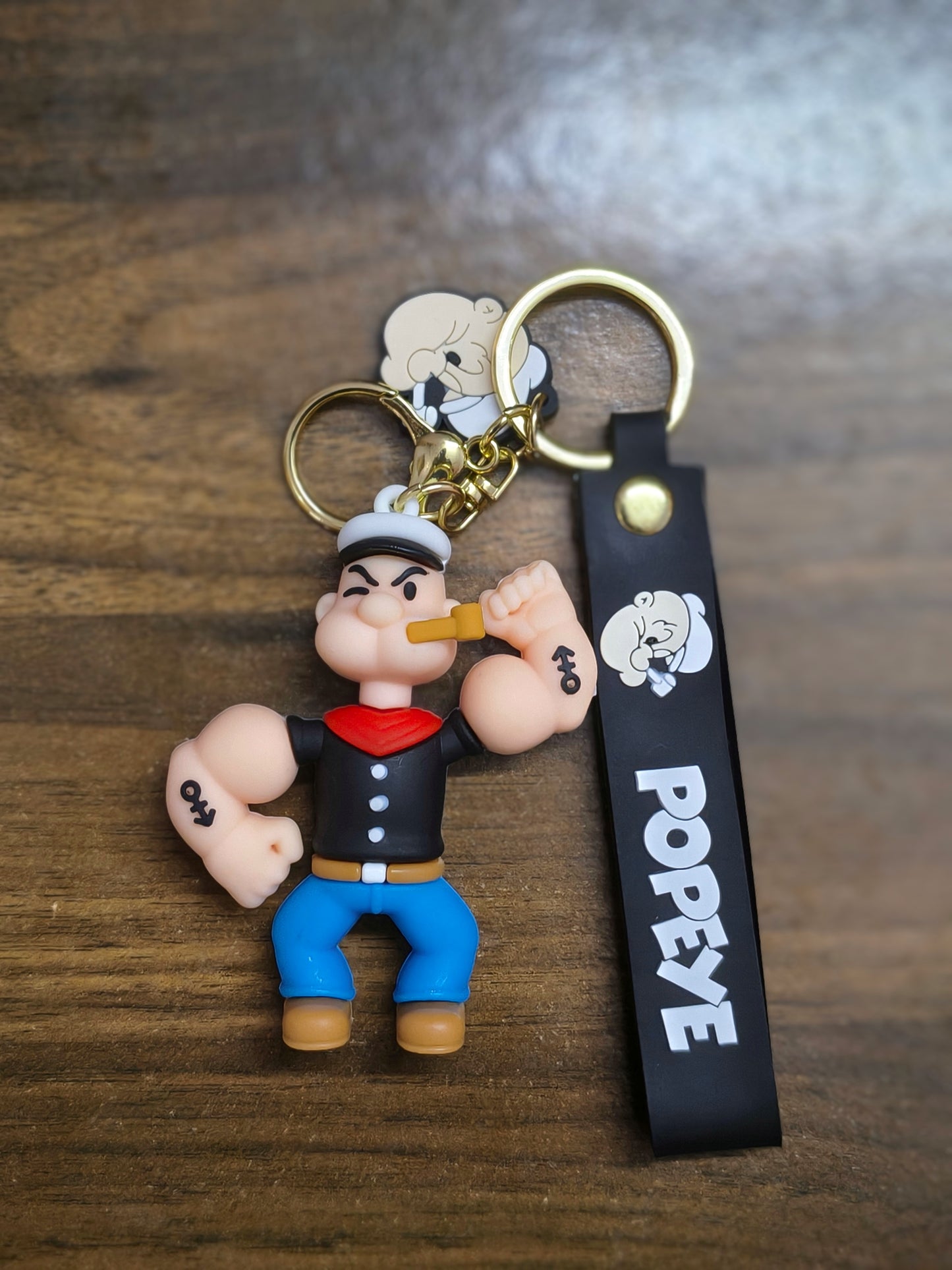 Popeye The Sailor Man Character Keychain