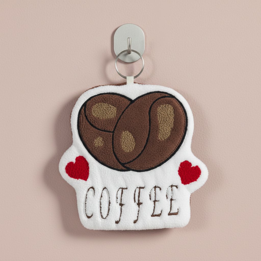 Coffee Bean Hand Towel
