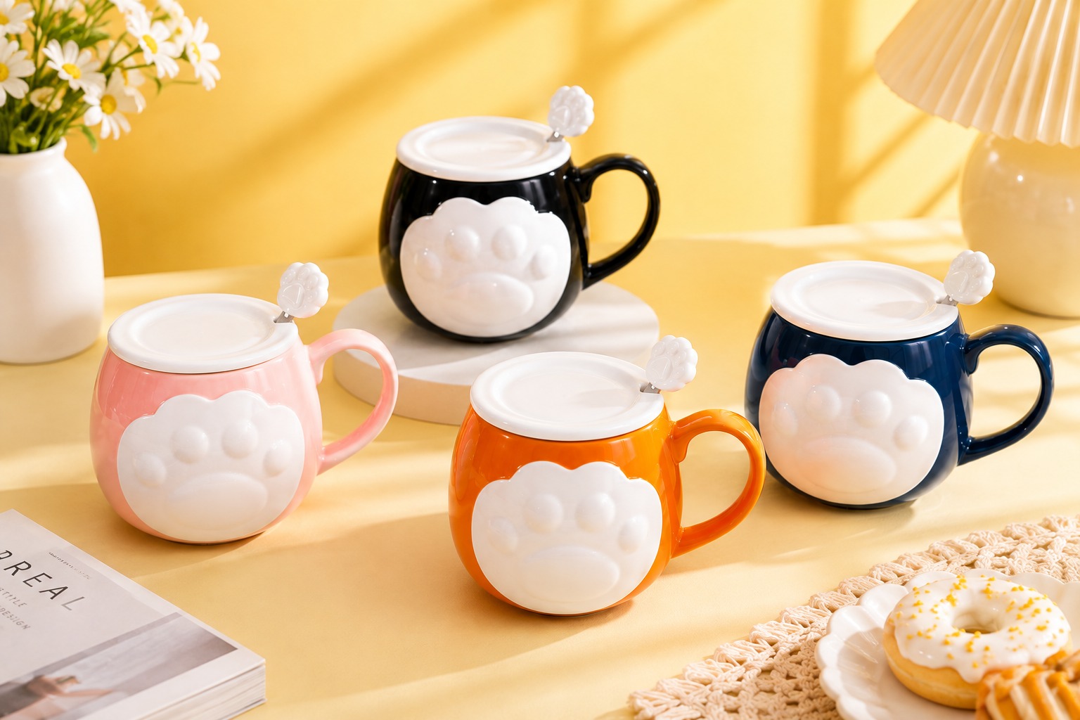 Cute Paw Ceramic Mug