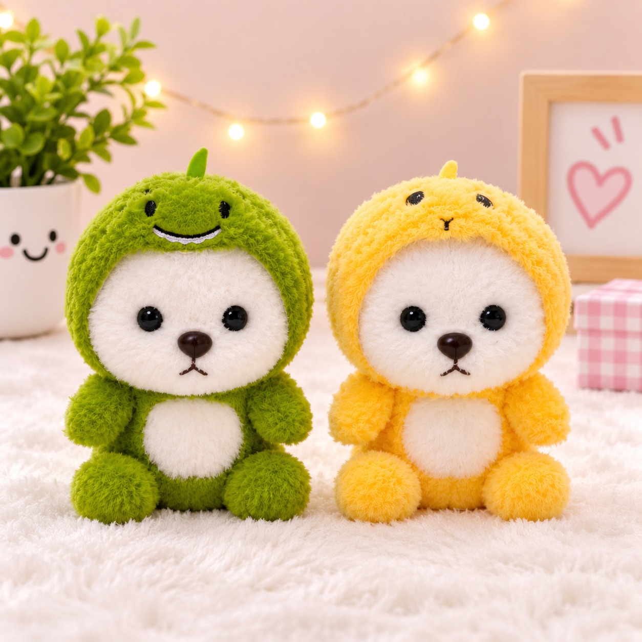 Dino Bear Plushie 8 Inch