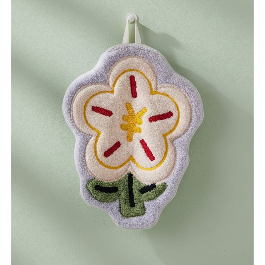 Flower Hand Towel