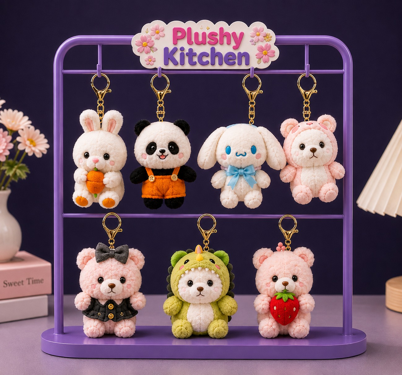 Large Plushie Keychain