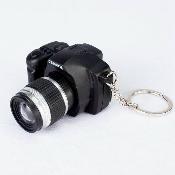 Mini DSLR Camera Keychain