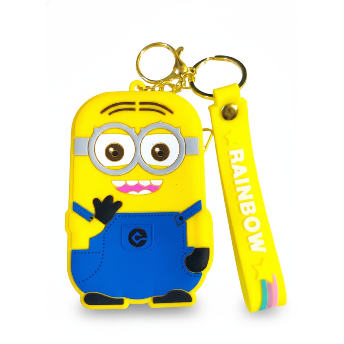 Minions Coin Pouch Silicon Keychain