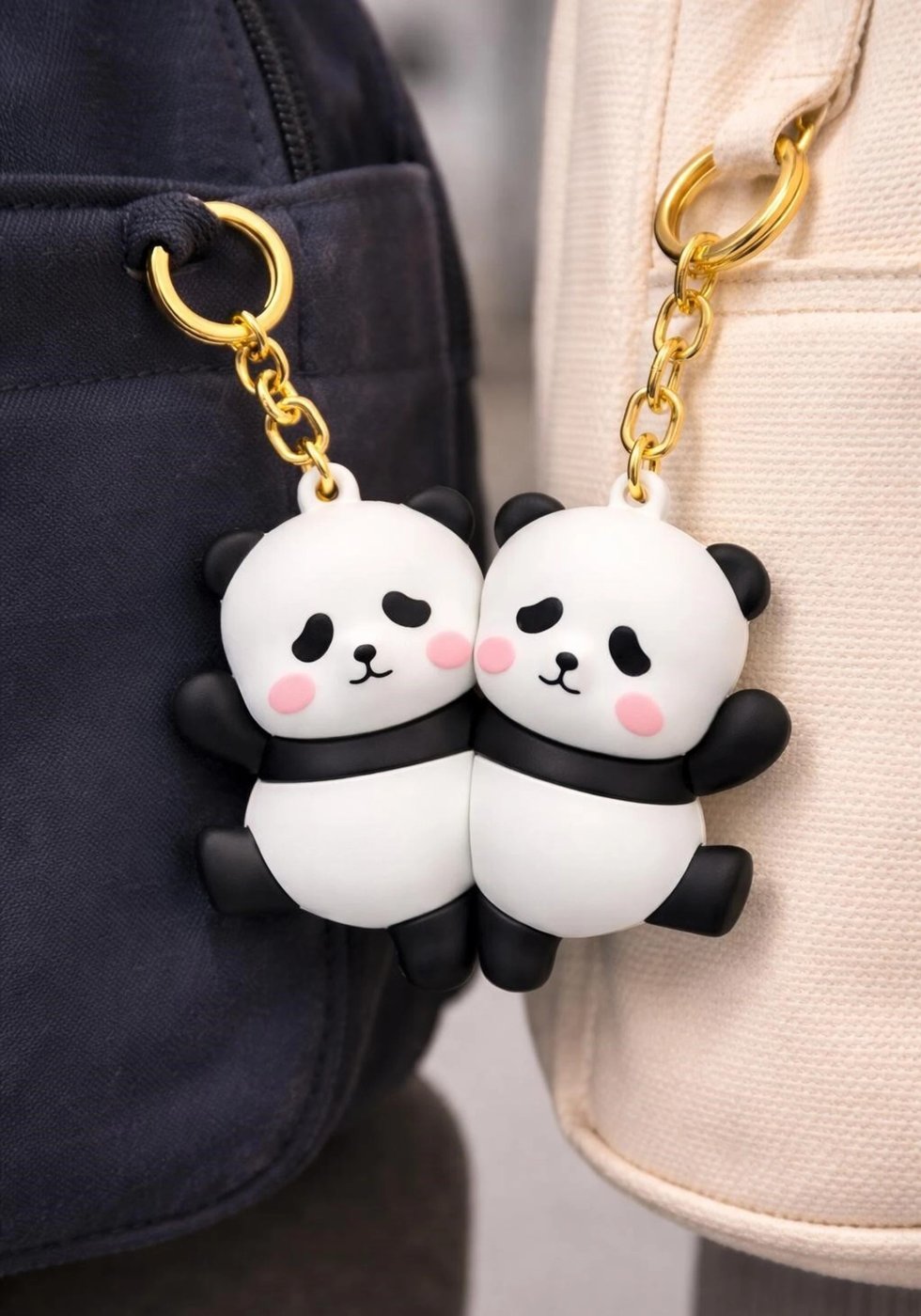 Panda Magnetic Keychain