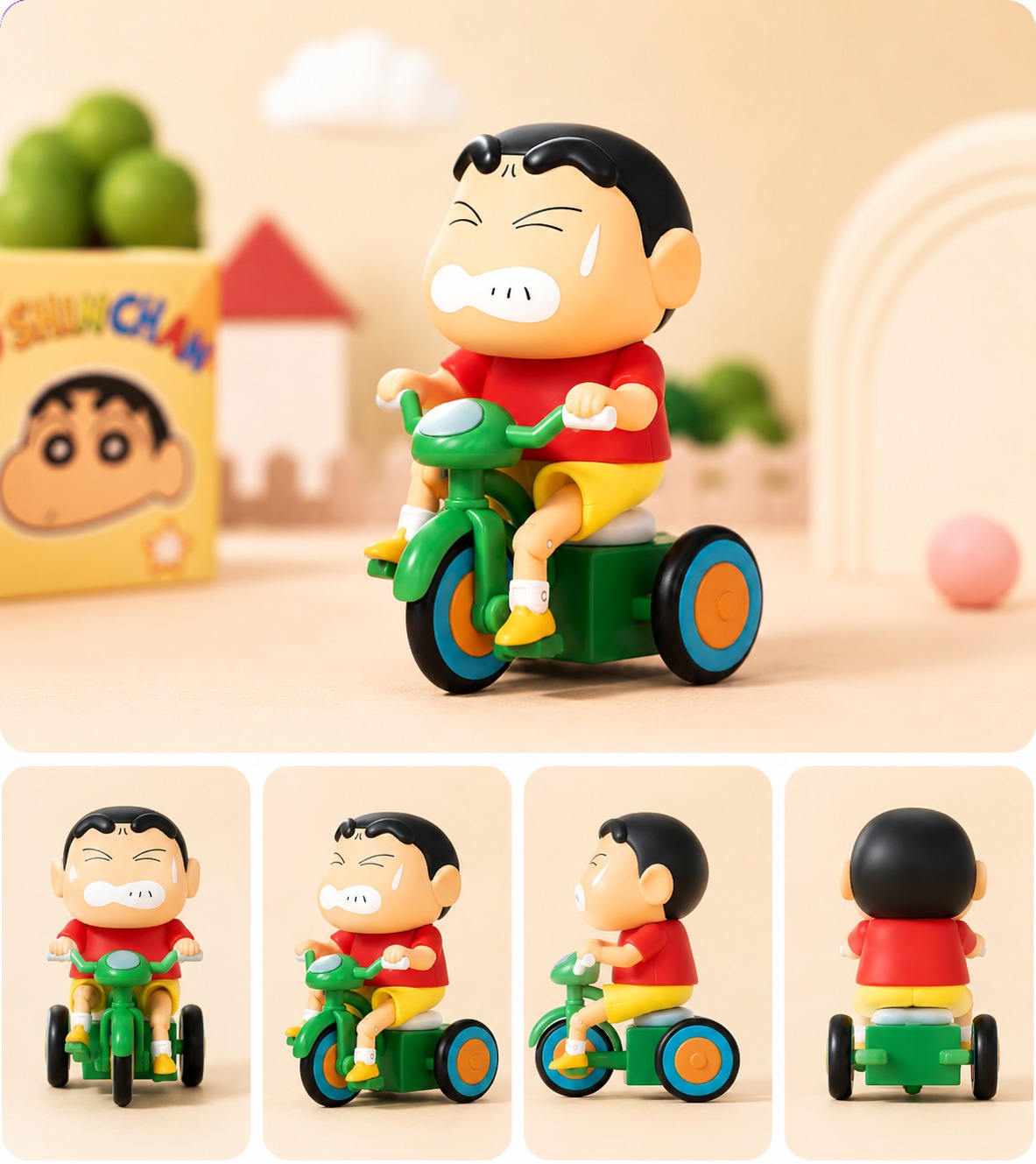 Shinchan Cycle Action Figure