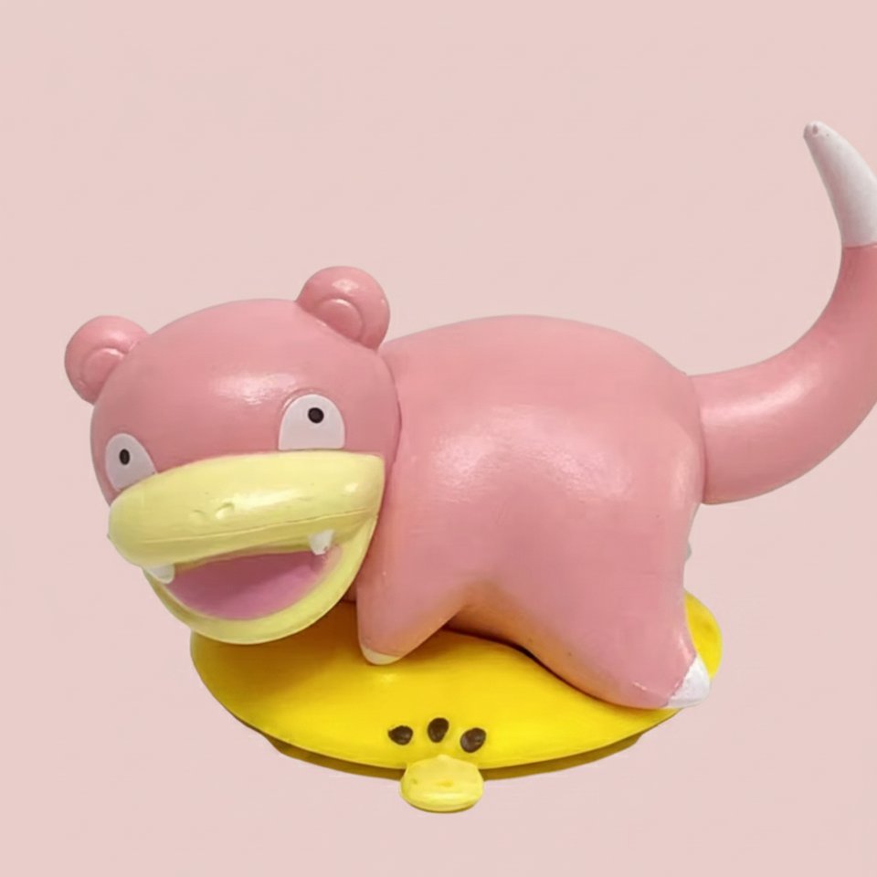 Slowpoke Pokémon Laying Action Figure