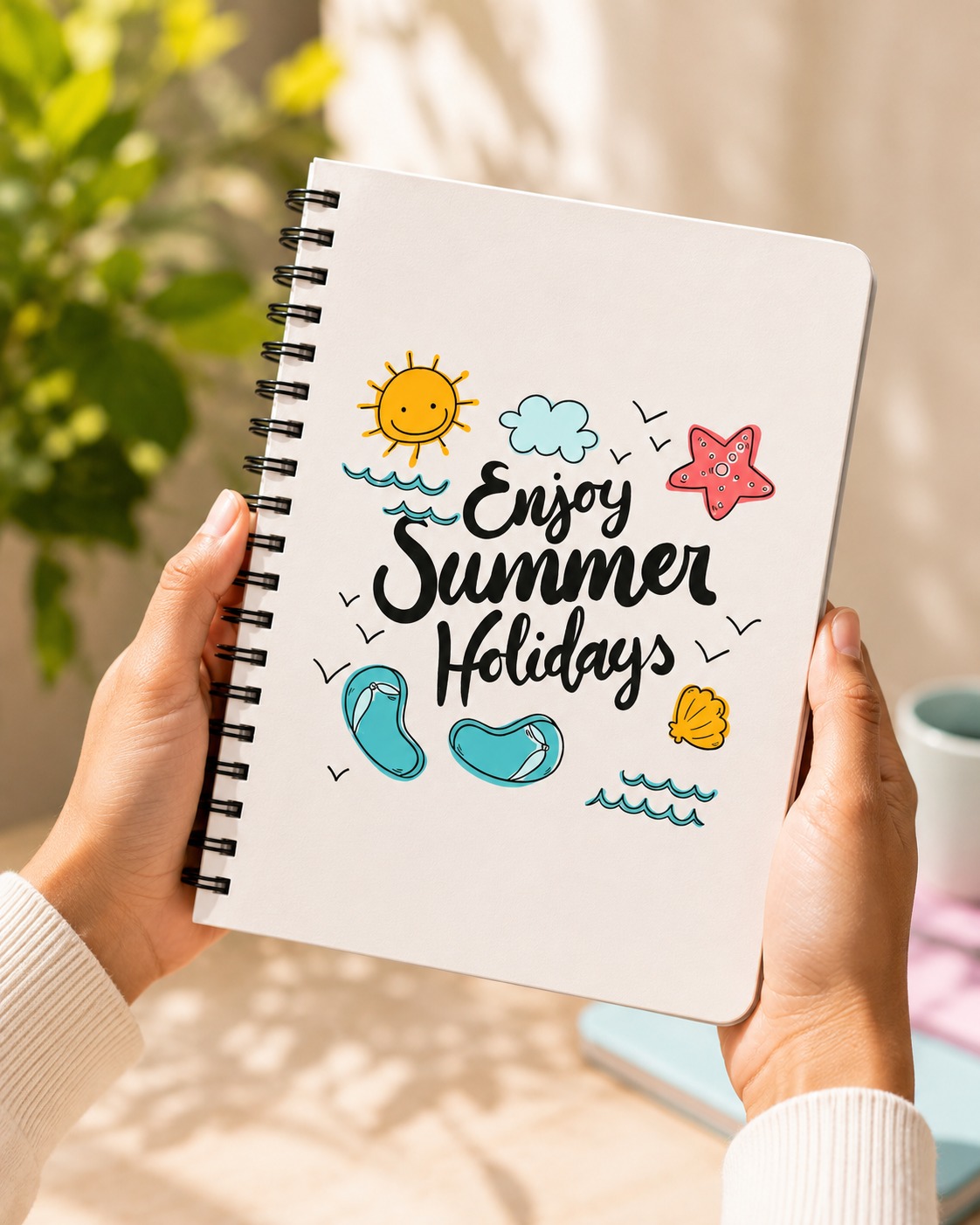 Summer A5 Spiral Diary