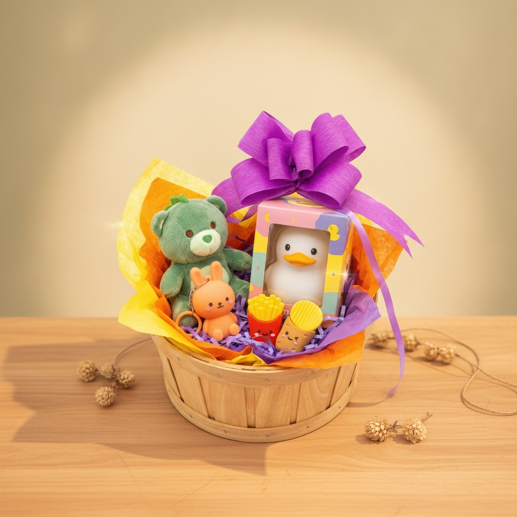 Wooden Gift Hamper Basket | Packaging & Decoration Only